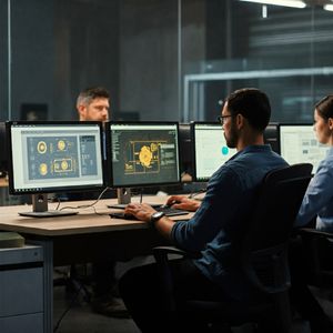 Timeline showing predictive forecast